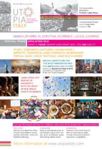 web_final_march_AJ NEW: ‘Utopia, Italy – A new festival for courageous dreamers’ March 29- April 10, 2018!
