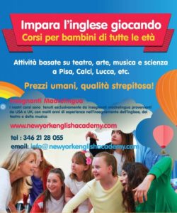 New_York_English_Academy_Bambini_Migliarino NUOVO: Dal ottobre 2019 – Due orsi di inglese per bambini – Migliarino!