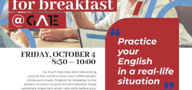 ‘English for Breakfast @ GATE’